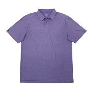 Straight Down Polo Shirt Mens XL Extra Large Lavender El Cabteam Logo Golf